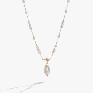 Mother of Pearl Beaded Necklace