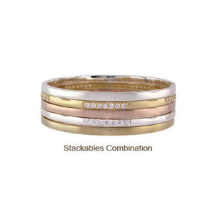 Solitaire Stackable Bangle