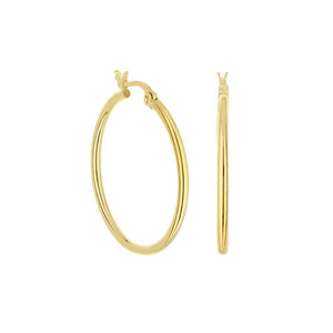 Plain Hoop Earrings