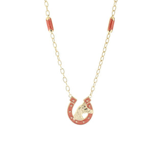 Equestrian Pendant Necklace