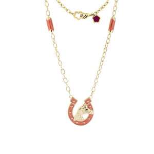 Equestrian Pendant Necklace