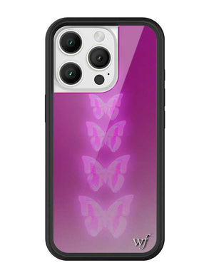 Neon Butterfly iPhone Case