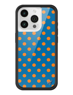 Polka Dot | Blue and Orange iPhone Case