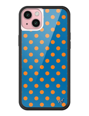 Polka Dot | Blue and Orange iPhone Case