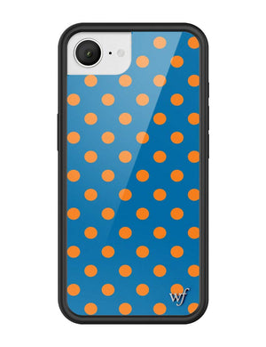 Polka Dot | Blue and Orange iPhone Case