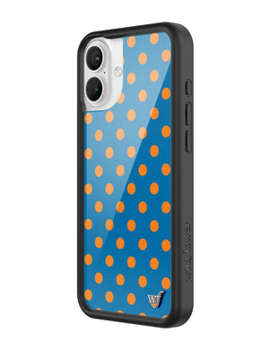 Polka Dot | Blue and Orange iPhone Case