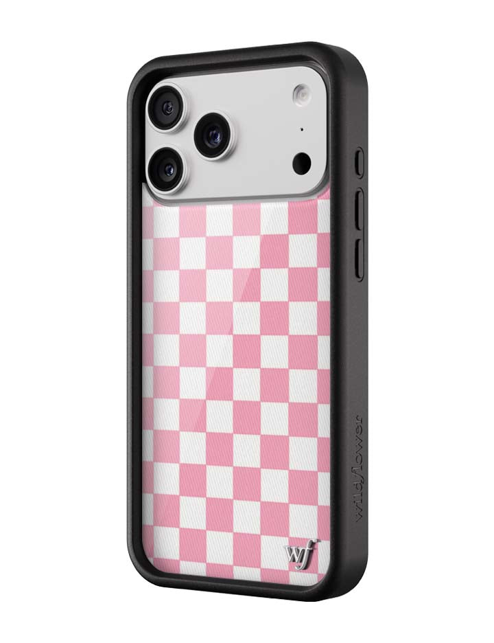 Checkers | Pink Iphone Case