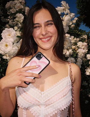 Rose Latte Love iPhone Case
