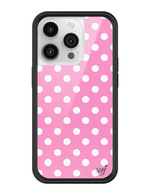 Pink Polka Dots iPhone Case