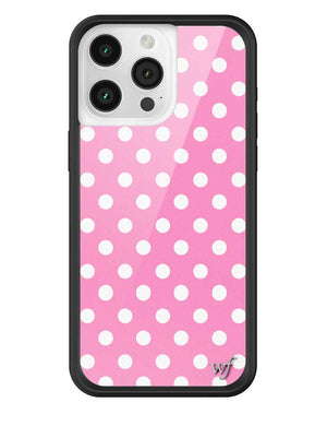 Pink Polka Dots iPhone Case