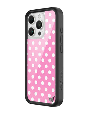 Pink Polka Dots iPhone Case