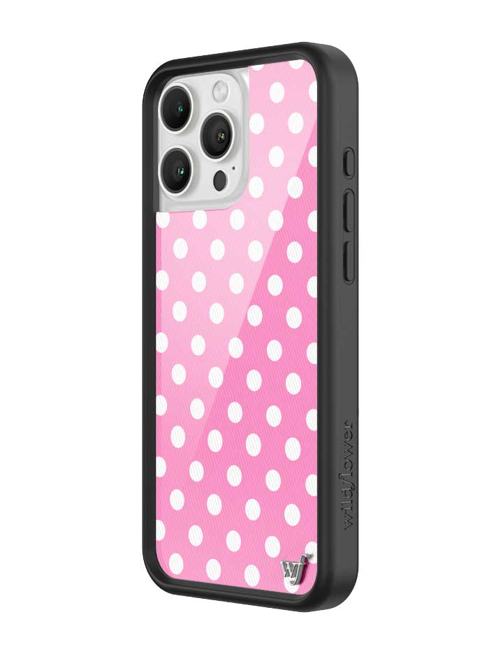 Pink Polka Dots iPhone Case