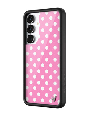 Polka Dot | Pink and White Samsung Galaxy Case