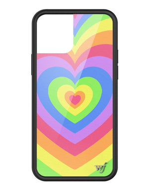 Rainbow Latte Love iPhone Case
