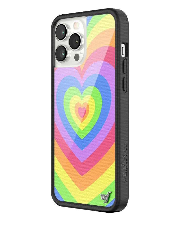 Rainbow Latte Love iPhone Case
