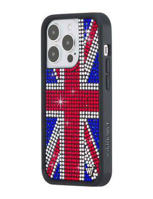 Rhinestone Union Jack iPhone Case