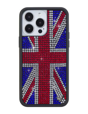 Rhinestone Union Jack iPhone Case