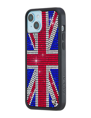Rhinestone Union Jack iPhone Case