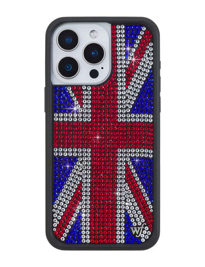Rhinestone Union Jack iPhone Case