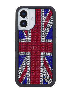 Rhinestone Union Jack iPhone Case
