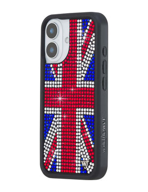 Rhinestone Union Jack iPhone Case