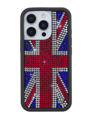 Rhinestone Union Jack iPhone Case