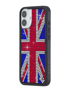 Rhinestone Union Jack iPhone Case