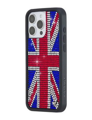 Rhinestone Union Jack iPhone Case