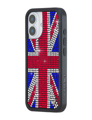 Rhinestone Union Jack iPhone Case