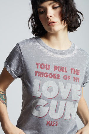 KISS "Love Gun" Lyric Tee by Recycled Karma Brands