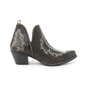 Trail Runner Booties In Dusty Black