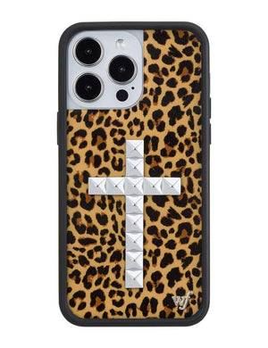 Stud Cross Meow iPhone Case