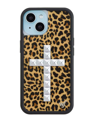 Stud Cross Meow iPhone Case