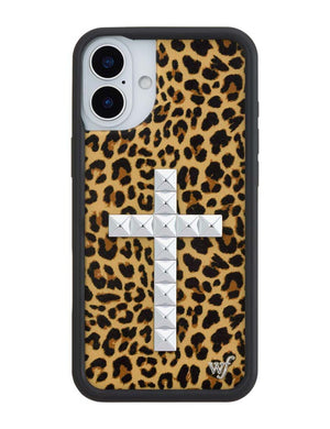 Stud Cross Meow iPhone Case