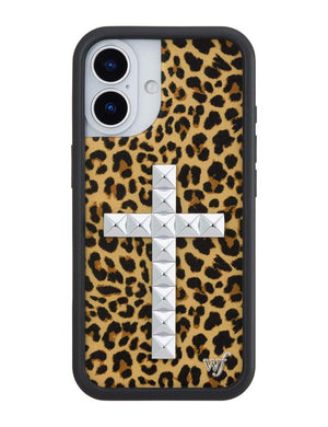 Stud Cross Meow iPhone Case