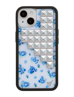 Forget Me Not Floral Stud iPhone Case
