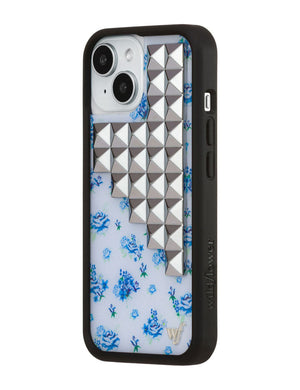 Forget Me Not Floral Stud iPhone Case