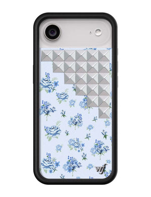 Forget Me Not Floral Stud iPhone Case