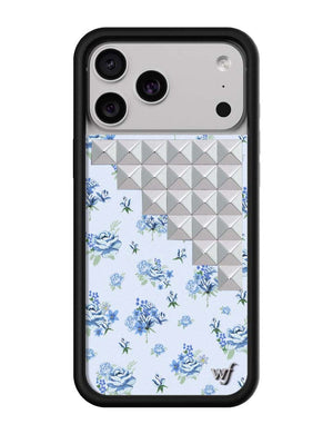 Forget Me Not Floral Stud iPhone Case