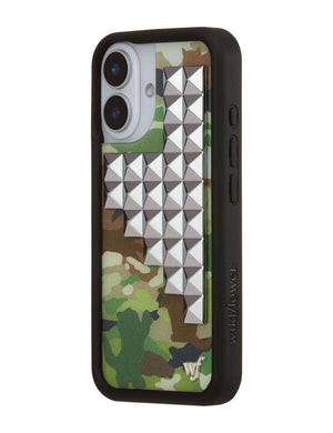 Cat Camo Stud iPhone Case