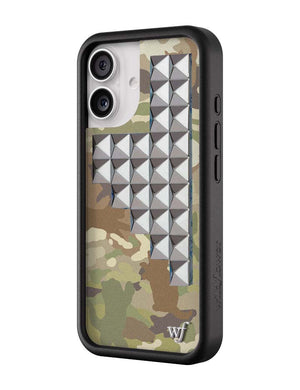 Cat Camo Stud iPhone Case