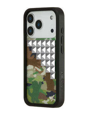 Cat Camo Stud iPhone Case