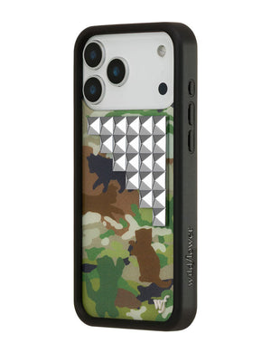 Cat Camo Stud iPhone Case