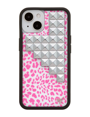 Pink Meow Stud iPhone Case