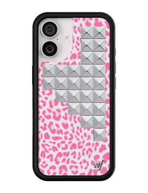 Pink Meow Stud iPhone Case