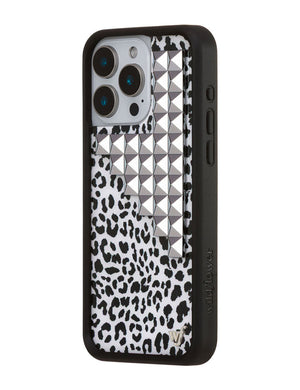 Snow Meow Stud iPhone Case