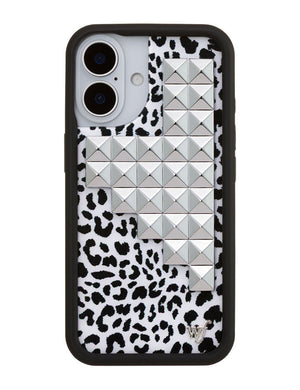 Snow Meow Stud iPhone Case