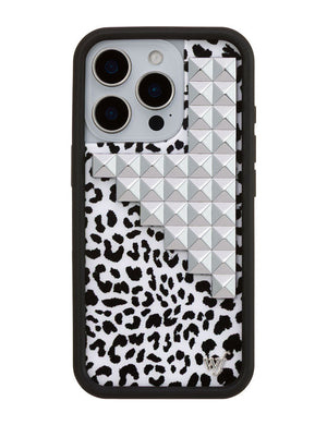 Snow Meow Stud iPhone Case
