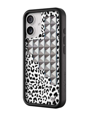 Snow Meow Stud iPhone Case