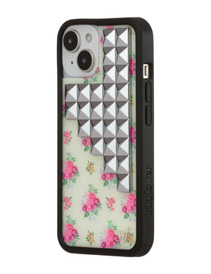 Vintage Floral Stud iPhone Case